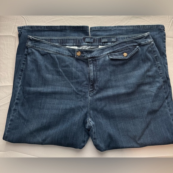 J. Jill Tab-Waist Full-Leg Crops - Size 20W - Picture 2 of 5